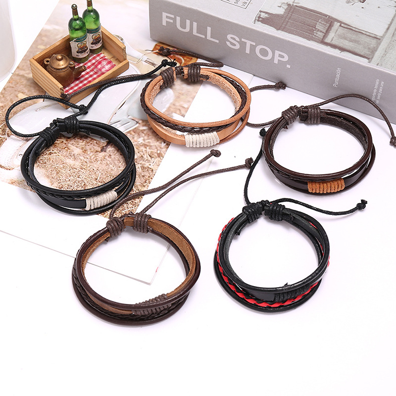 2025 レザーブレスレット メンズ バングル レディース  - Ethnic Fashion Pk のレビューと価格