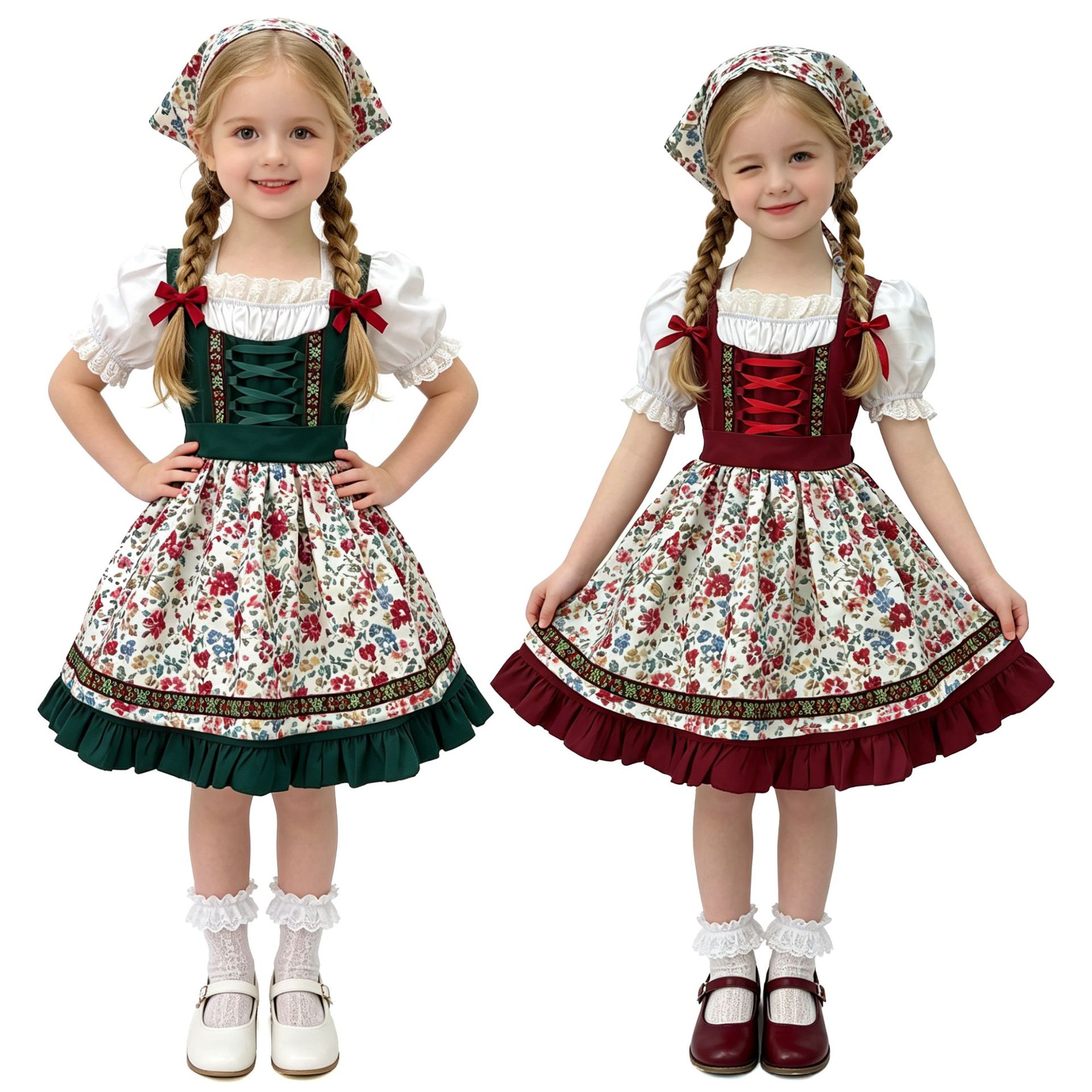 ミュンヘンビール祭り子供用パフォーマンス衣装バイエルン風ディ - Ethnic Clothing & Online Fashion Store Khaadi Pk のレビューと価格
