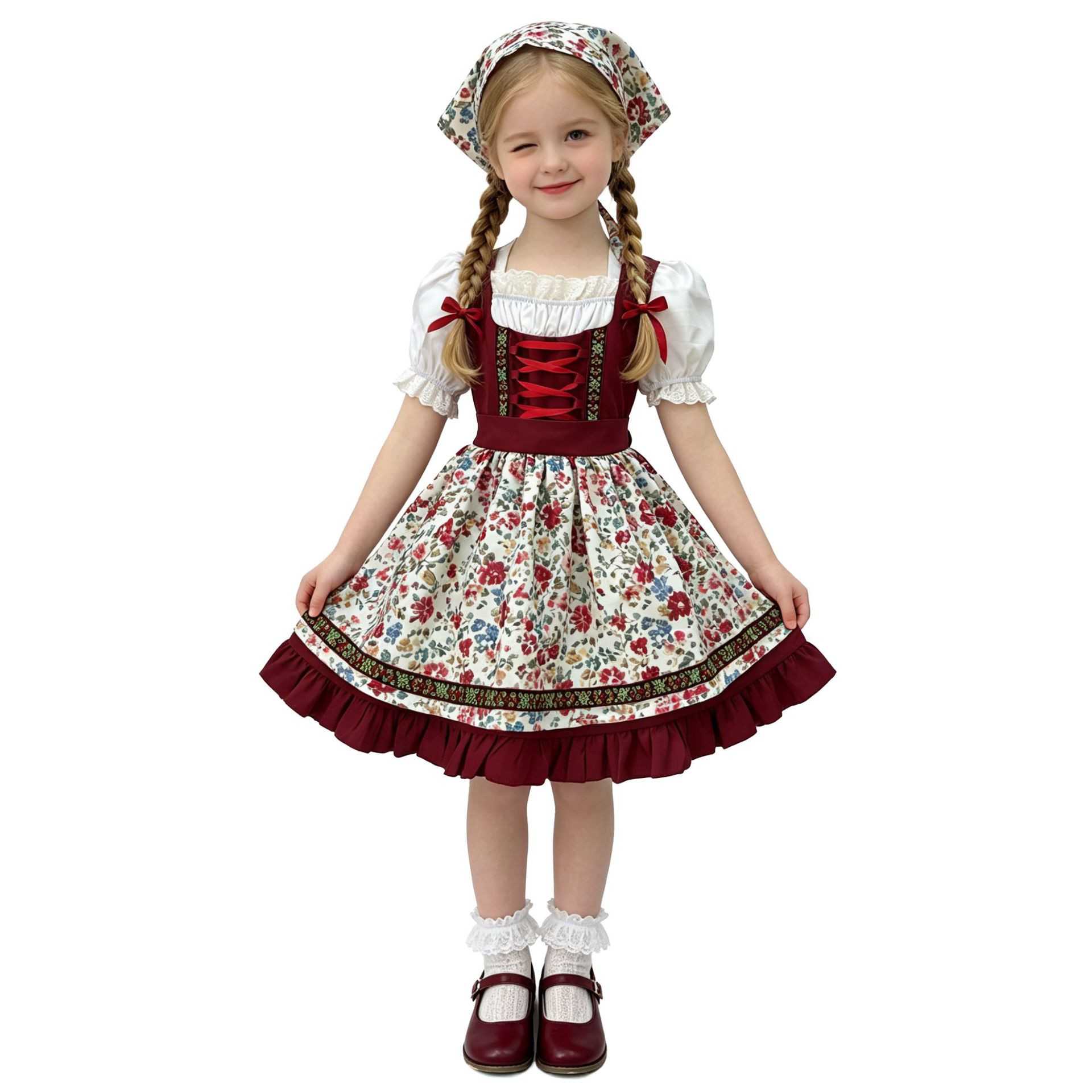ミュンヘンビール祭り子供用パフォーマンス衣装バイエルン風ディ - Ethnic Clothing & Online Fashion Store Khaadi Pk のレビューと価格