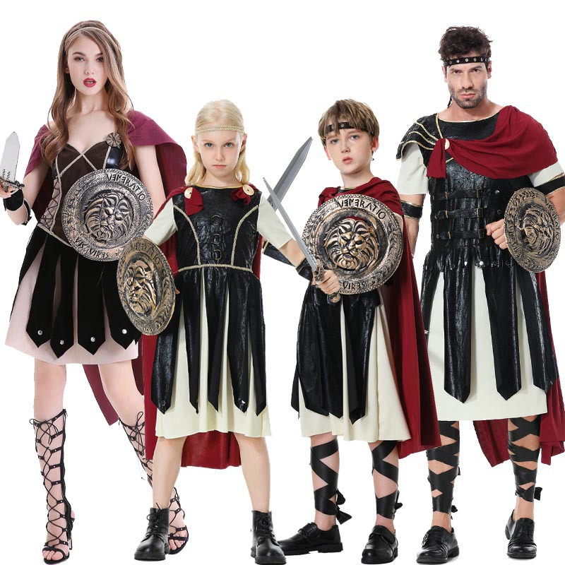 ローマ兵士騎士コスチューム成人男性用ハロウィンパーティー仮装 - Ethnic Clothing & Online Fashion Store Khaadi Pk のレビューと価格