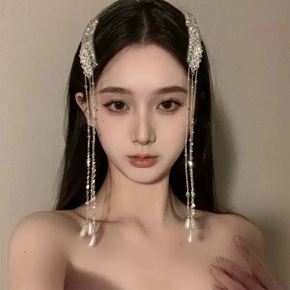 1個/1ペア レトロタッセルヘアクリップ ロングタッセル エ - Ethnic Fashion Designers のレビューと価格