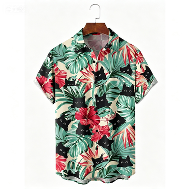 おしゃれなハワイアンホリデービーチフラワーキャットシャツ20 - Ethnic Clothing & Online Fashion Store Khaadi Pk のレビューと価格